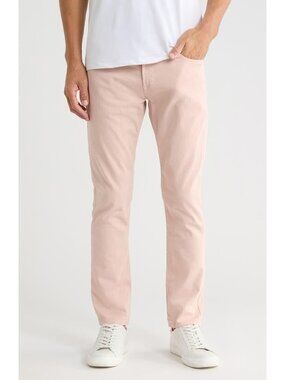 Adriano Goldschmied Mens Jamison Skinny Chino Pants Light Mauve Pink Size 29